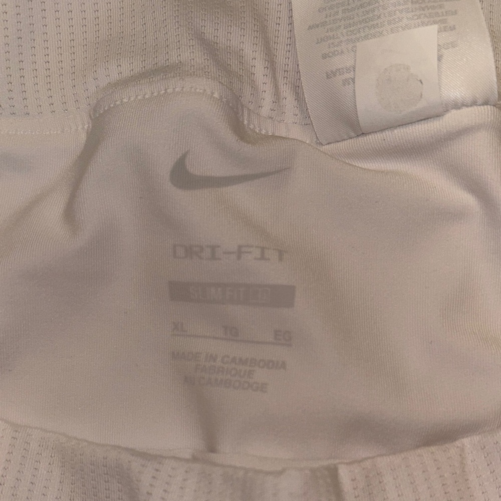Nike Women's White Athletic Shorts - Picture 2 of 3